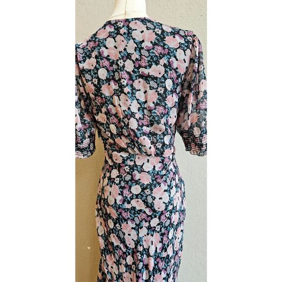 Saylor Alana Georgette‎ Floral Maxi Dress Women’s Flowy Nordstrom SMALL - Picture 6 of 10